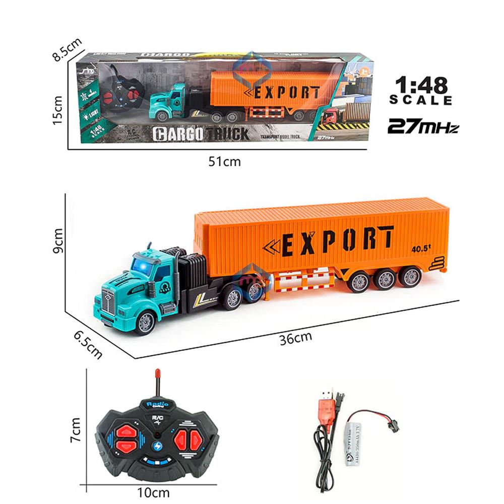 Remote Controlled Container Truck - 161-4 - Madina Gift