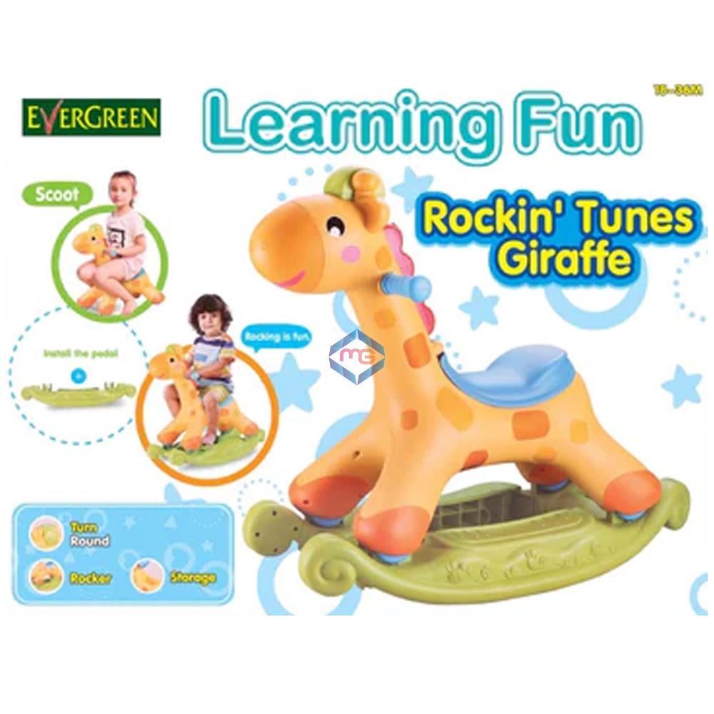 Evergreen Rocking & Riding Giraffe - Madina Gift