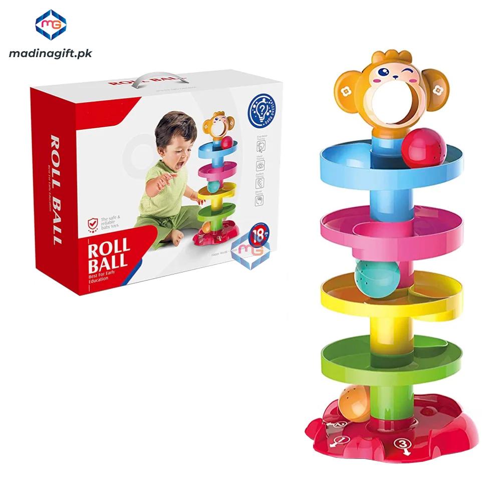 5 Tier Roll the Ball Activity Game for Toddlers - Madina Gift