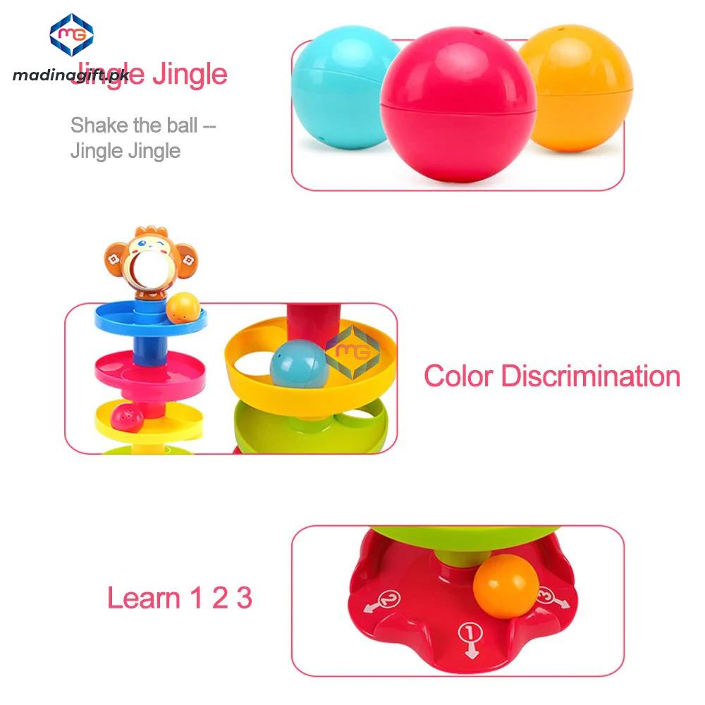 7 Tier Roll the Ball Activity Game For Toddlers - Madina Gift