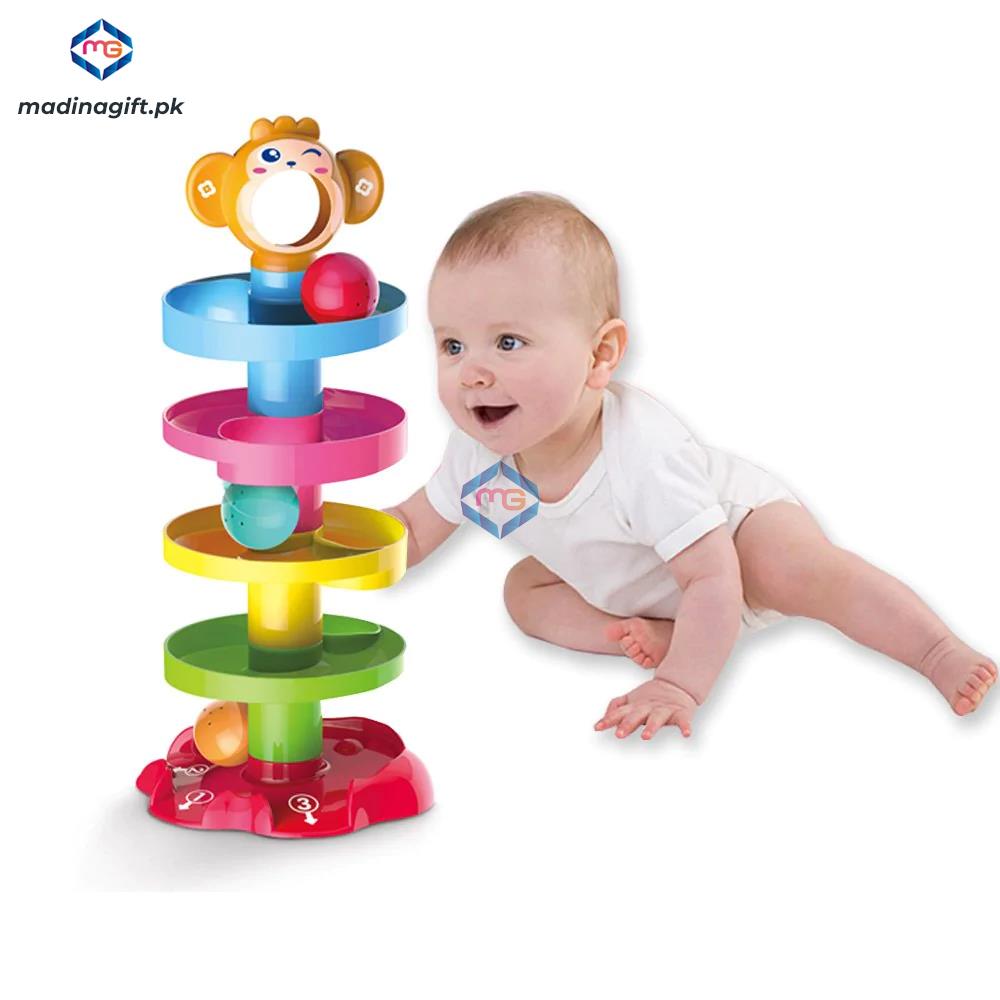 5 Tier Roll the Ball Activity Game for Toddlers - Madina Gift