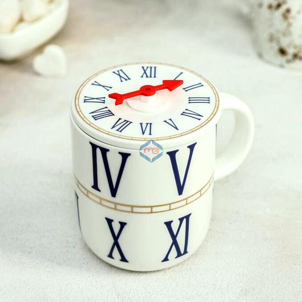 Roman Numerals Clock Mug - Madina Gift