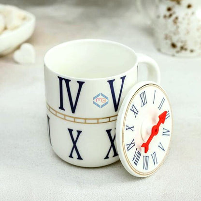 Roman Numerals Clock Mug - Madina Gift