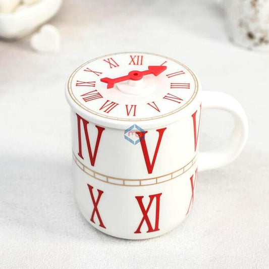 Roman Numerals Clock Mug - Madina Gift