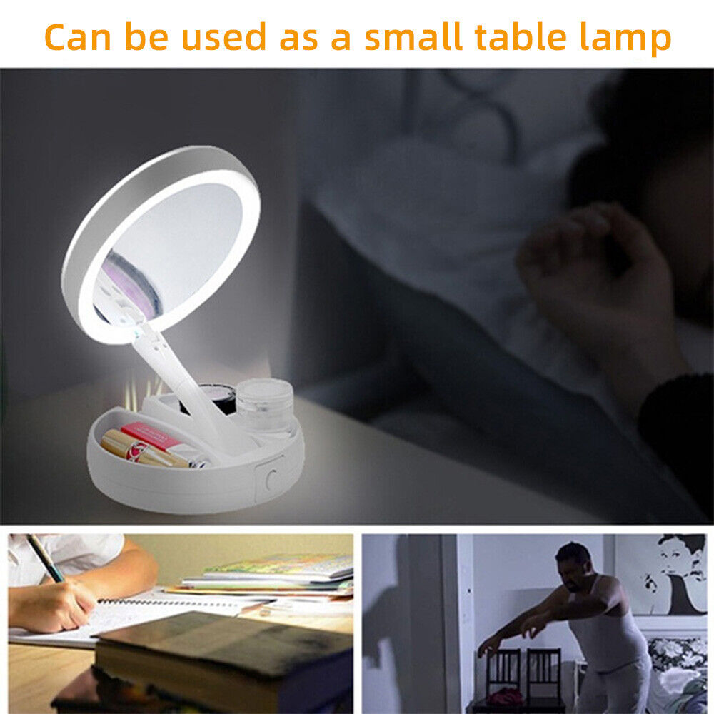 Foldable LED Makeup Vanity Mirror - Madina Gift