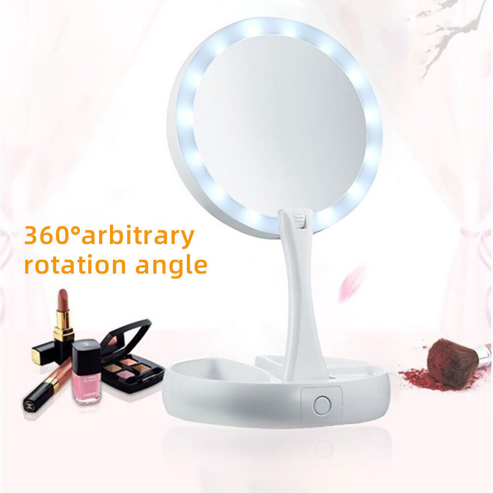 Foldable LED Makeup Vanity Mirror - Madina Gift
