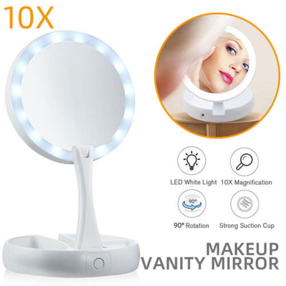Foldable LED Makeup Vanity Mirror - Madina Gift