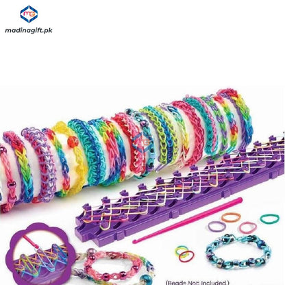 Shinning Star Crazy Loom Bracelet Maker - Includes 600 Loom Bands - Madina Gift