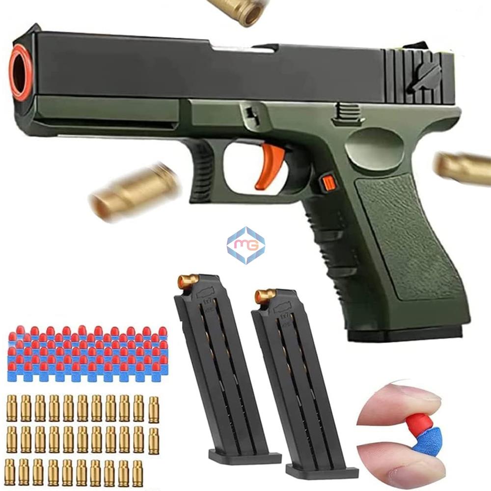 Shell Ejection Soft Bullets Toy Gun - 998-21 - Madina Gift