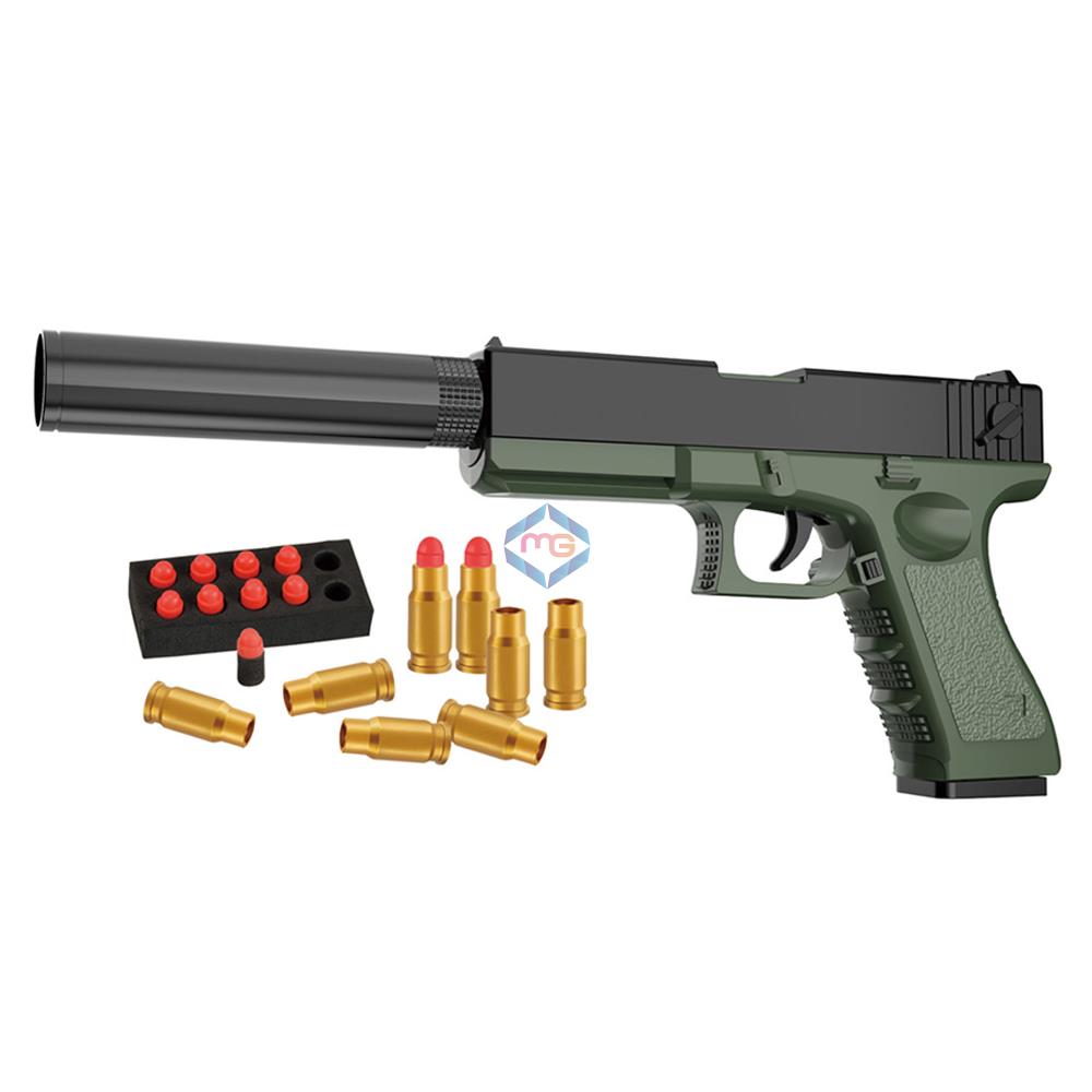 Shell Ejection Soft Bullets Toy Gun - 998-21 - Madina Gift