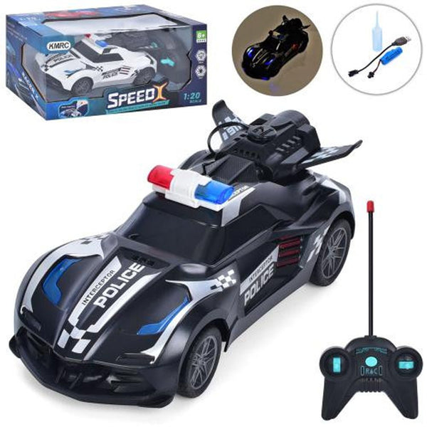 Speed X Police Car Remote Control With Spray KM660-2A - Madina Gift