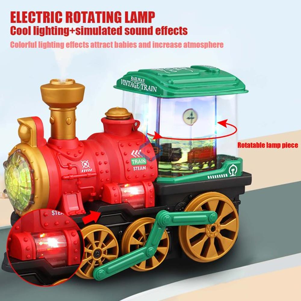 Smoke Effect Train Engine - QB-34Y - Madina Gift