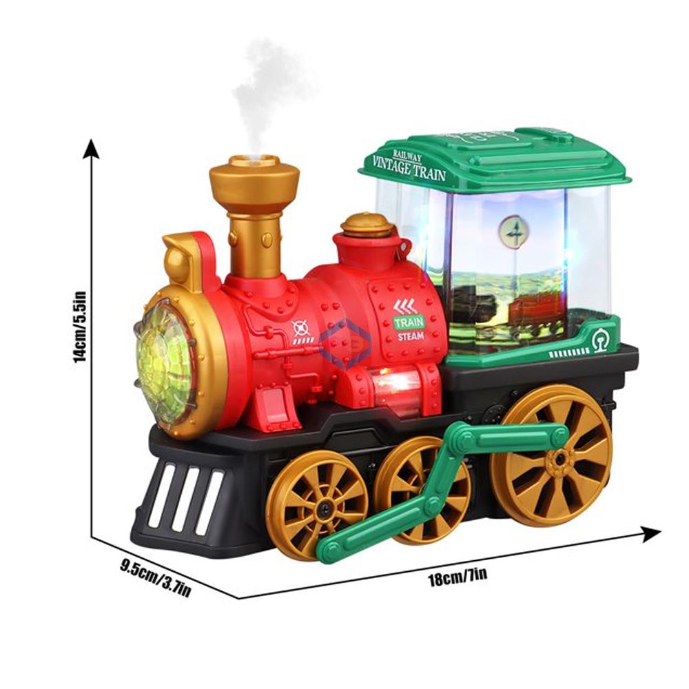 Smoke Effect Train Engine - QB-34Y - Madina Gift