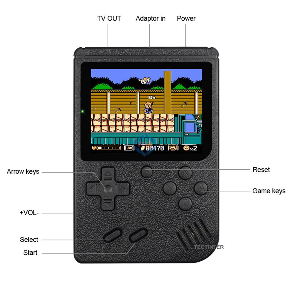 Retro Portable Mini Handheld Video Game Console - Madina Gift