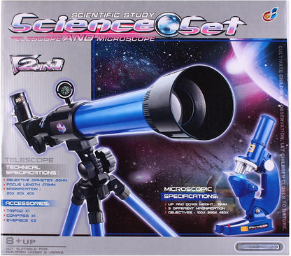 Telescope 2 In 1 Science Set C2111 - Madina Gift