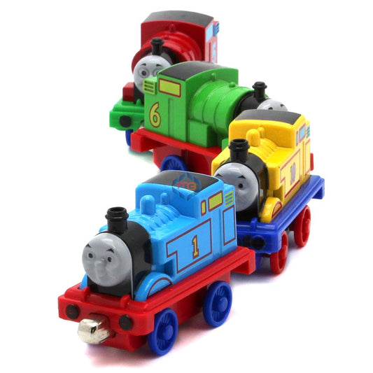 Thomas & Friends Die Cast Magnetic 4 Pcs Train Set - QQ37 - Madina Gift