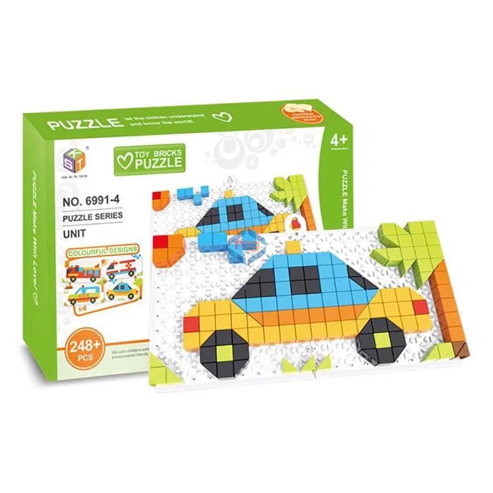 Mega Creative Mosaic Blocks Vehicles Puzzle Series - 69914 - Madina Gift