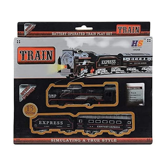 Train Battery Operated Toy Set - 19026B - Madina Gift