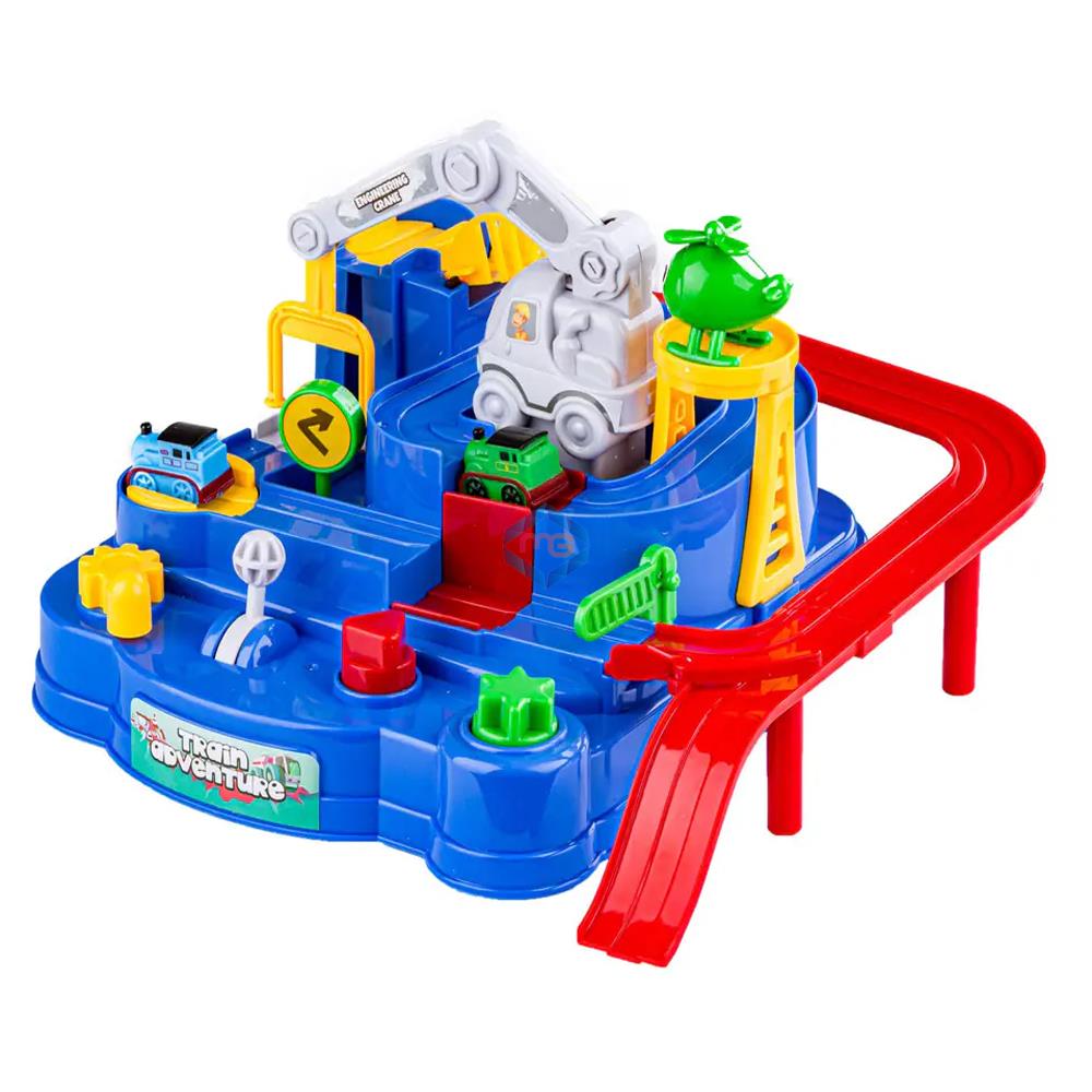 Train Adventure Mechanical Car Track Set - T901A - Madina Gift