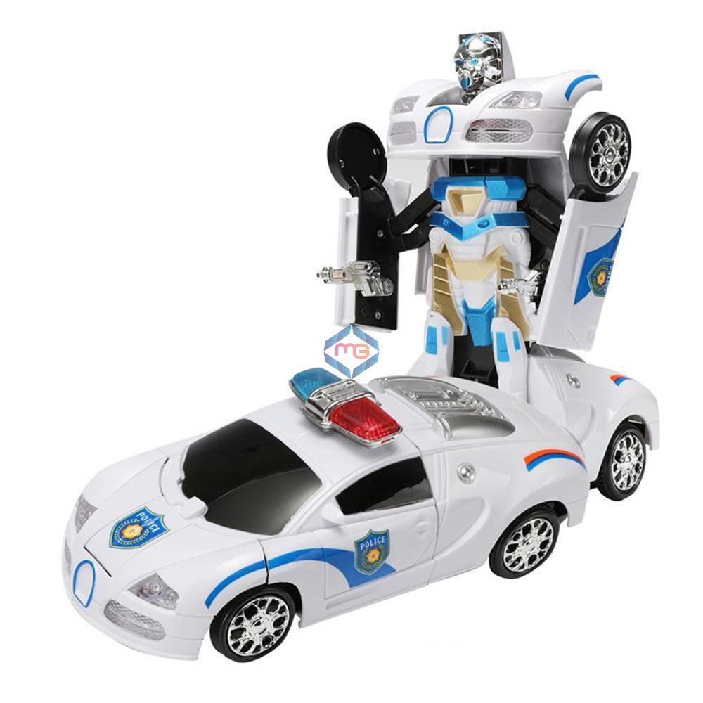 Remote Control Transformer Police Car - JS017A - Madina Gift