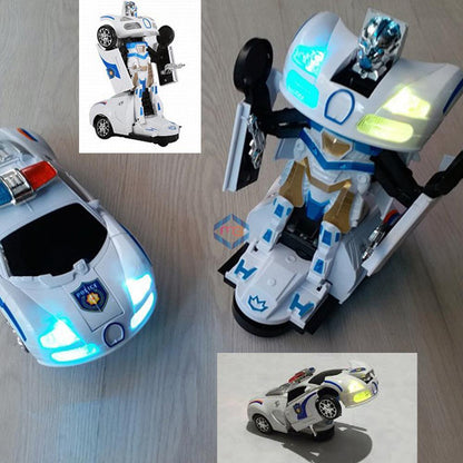 Remote Control Transformer Police Car - JS017A - Madina Gift