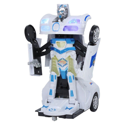 Remote Control Transformer Police Car - JS017A - Madina Gift