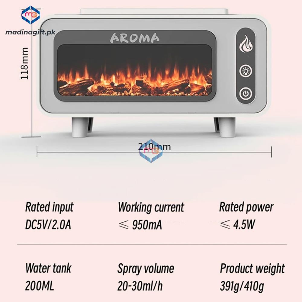 Vintage Fireplace Aroma Diffuser - LA0646 - Madina Gift