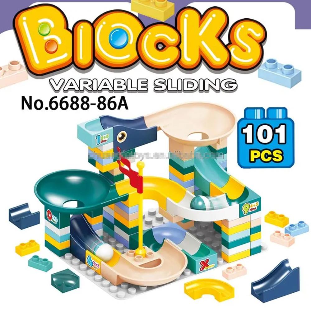 Variable Sliding Building Blocks - 6688-86A - Madina Gift