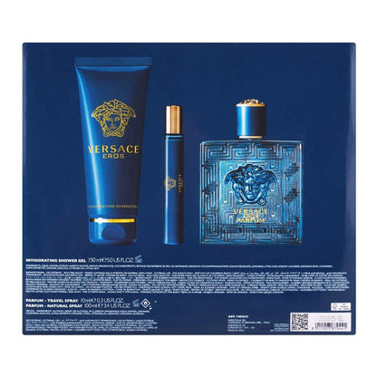 Versace Eros Set of Perfume & Invigorating Shower Gel - Madina Gift