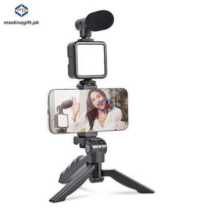 Video Making Kit Vlogging Tripod AY-49 - Madina Gift