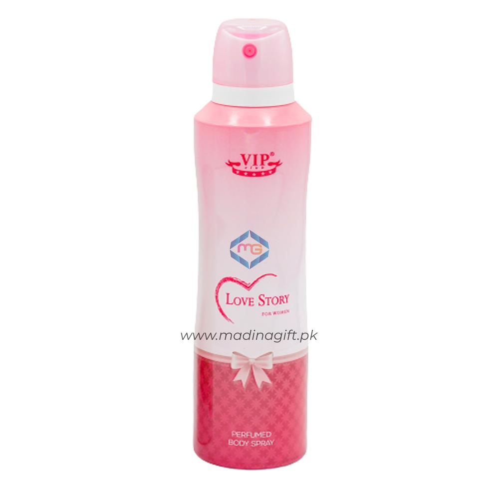 VIP Club Love Story Body Spray - 200 ML - Madina Gift