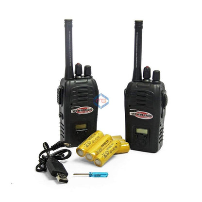 Interphone Rechargeable Walkie Talkie 200 Meters - JQ220-6C5 - Madina Gift