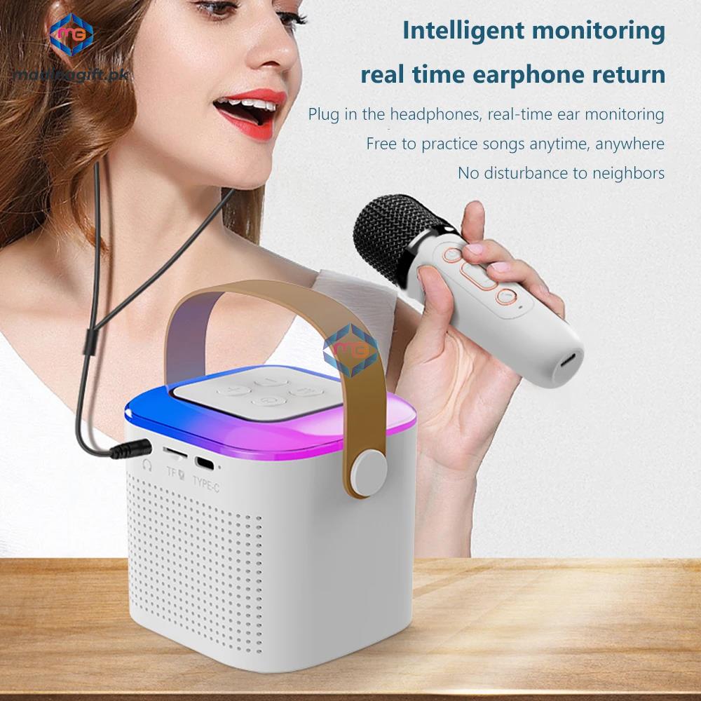 Wireless Karaoke Speaker With Microphone Y1 - Madina Gift