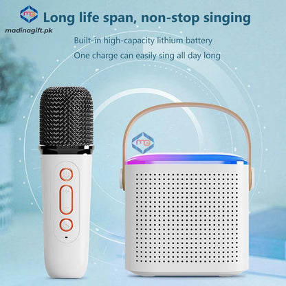 Wireless Karaoke Speaker With Microphone Y1 - Madina Gift