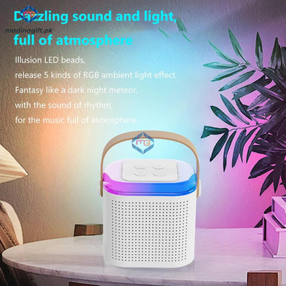 Wireless Karaoke Speaker With Microphone Y1 - Madina Gift