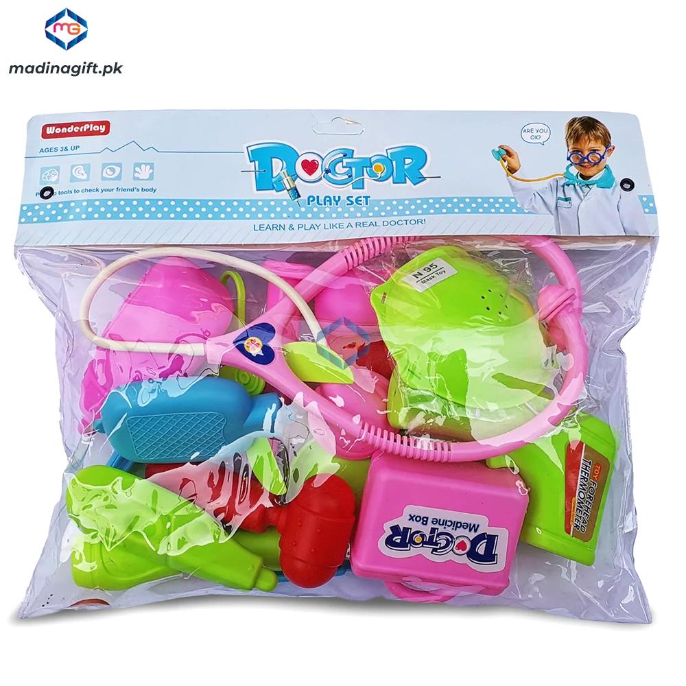 Wonder Play Doctor Set 16 Accessories - Madina Gift