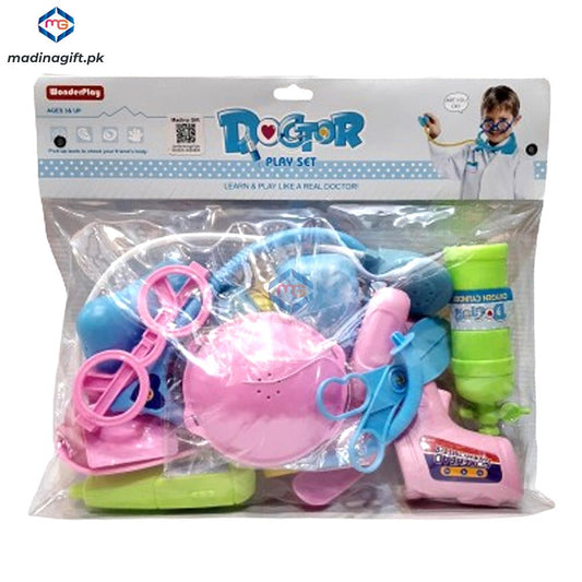 Wonder Play Doctor Set 16 Accessories - Madina Gift
