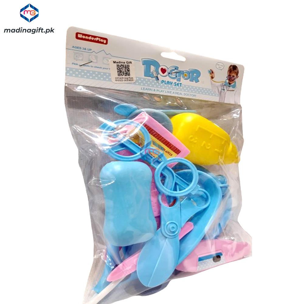 Wonder Play Doctor Set 13 Accessories - Madina Gift