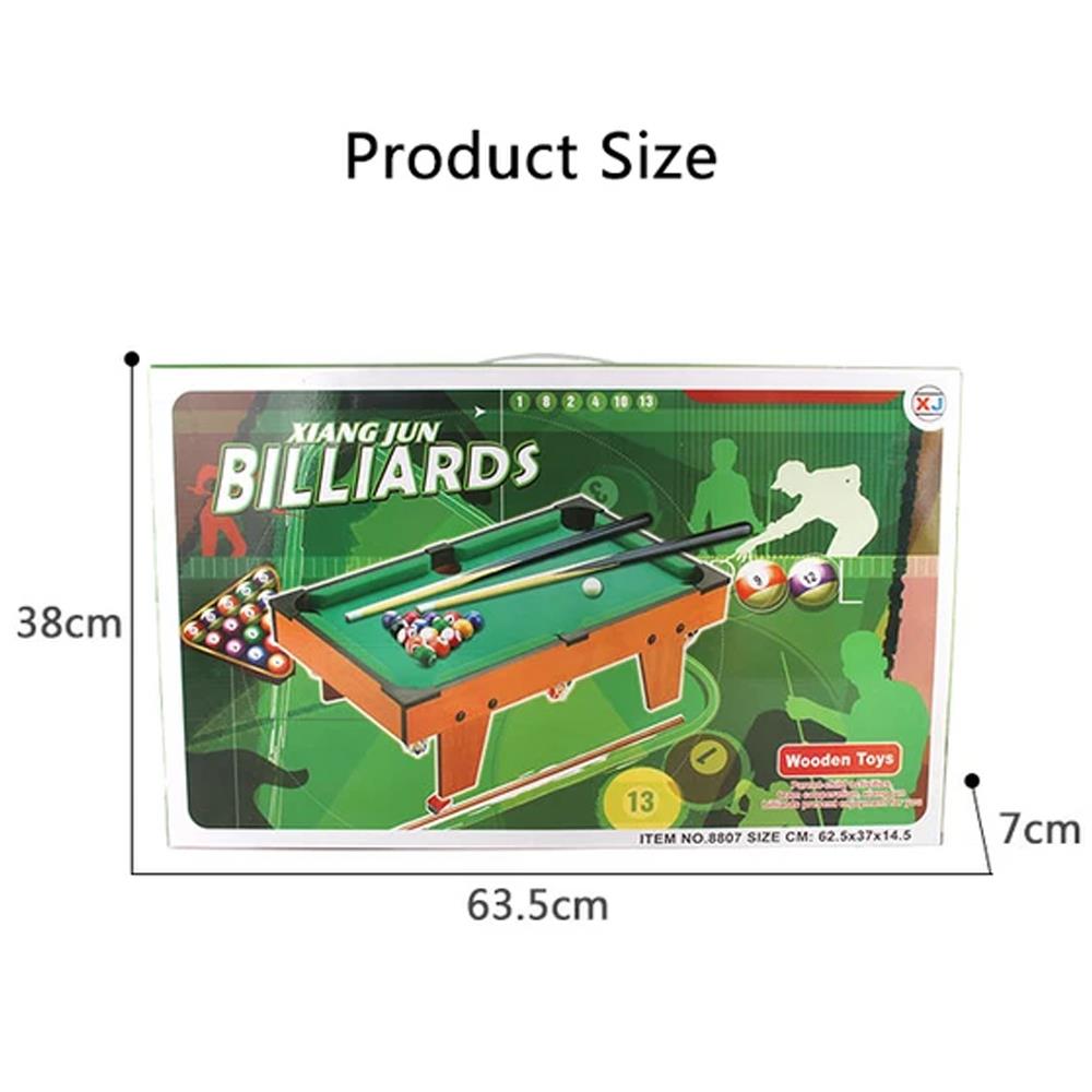 Wooden Portable Billiards Snooker - XJ8809 - Madina Gift